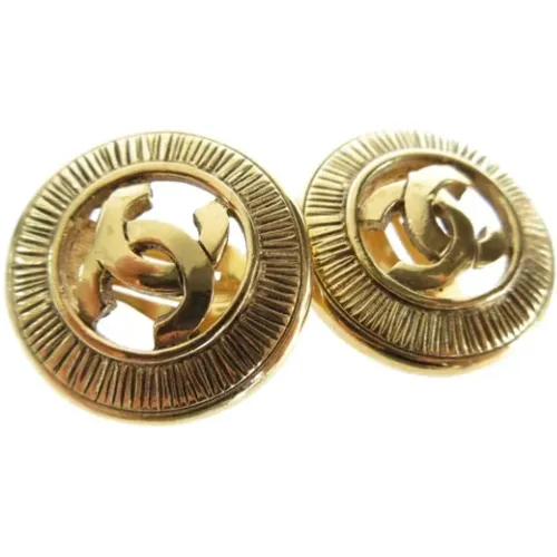 Pre-owned Metal chanel-jewelry , female, Sizes: ONE SIZE - Chanel Vintage - Modalova