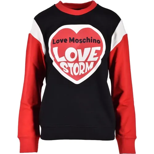 Sweatshirt for Women , female, Sizes: M, S - Love Moschino - Modalova