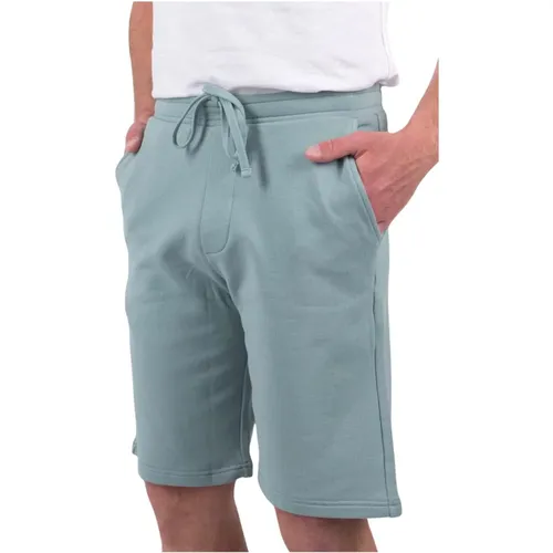 Bright Teal Mello Shorts , male, Sizes: M - Kiefermann - Modalova