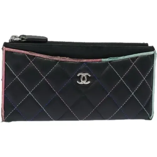 Pre-owned Leather pouches , female, Sizes: ONE SIZE - Chanel Vintage - Modalova