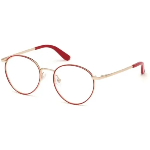 Stilvolle rote Rahmen Damenbrillen - Guess - Modalova