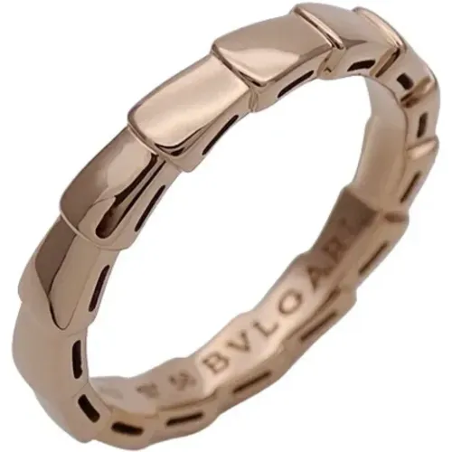 Pre-owned Rose Gold rings , female, Sizes: ONE SIZE - Bvlgari Vintage - Modalova