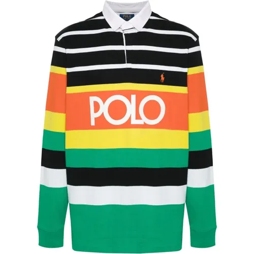 Multicolour Knitted Polo Shirt , male, Sizes: S, M, XL, L - Polo Ralph Lauren - Modalova