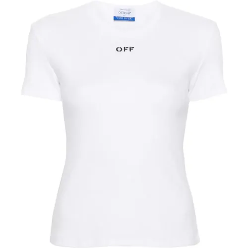 Off , Stamp Style Black , female, Sizes: S, XS, M - Off White - Modalova