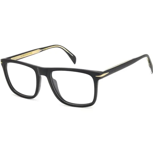 Matt Schwarz Gold Sonnenbrille - Eyewear by David Beckham - Modalova