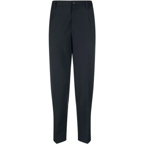 Midnight Wool Blend Tailored Trousers , male, Sizes: S, XL, L, M - Dolce & Gabbana - Modalova