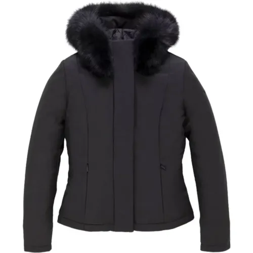 Kurze Lady Tech Jacke mit Pelzkapuze , Damen, Größe: 2XL - RefrigiWear - Modalova