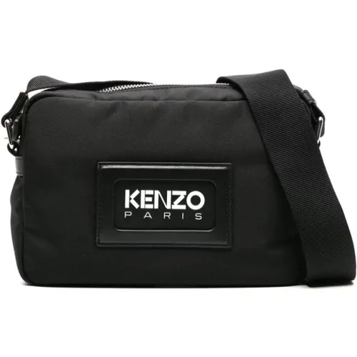 Geprägte Logo Umhängetasche Kenzo - Kenzo - Modalova