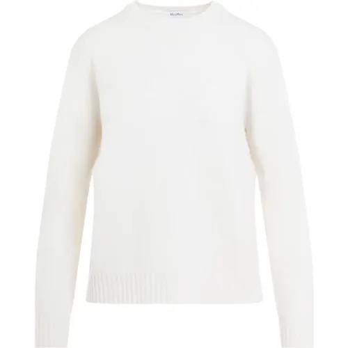 Crewneck Sweater Cream Viglio Style , female, Sizes: S, M, XS, L - Max Mara - Modalova