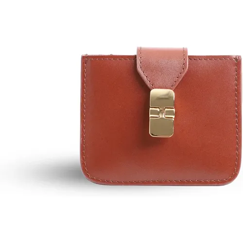 Grace Accordion Cardholder in Smooth Leather , female, Sizes: ONE SIZE - A.p.c. - Modalova