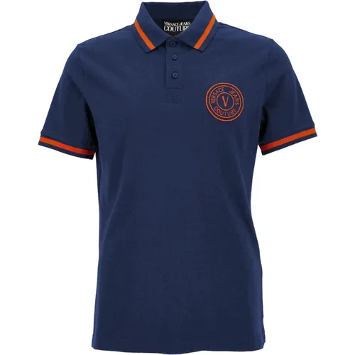 Polo Shirt Kollektion , Herren, Größe: L - Versace Jeans Couture - Modalova