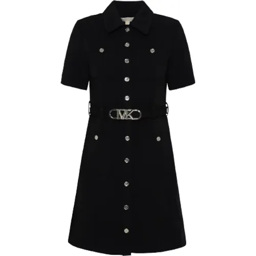 Women Clothing Dress Nero Ss23 , female, Sizes: 2XS - Michael Kors - Modalova