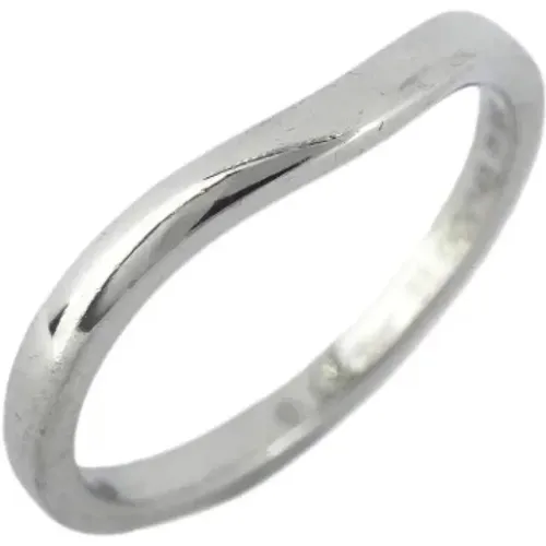 Pre-owned Platinum rings , female, Sizes: ONE SIZE - Cartier Vintage - Modalova