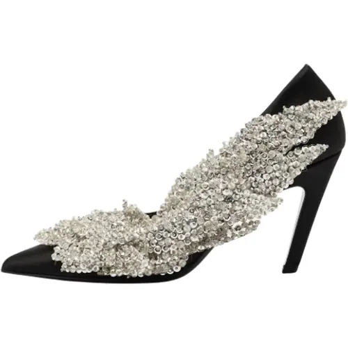 Pre-owned Satin heels , female, Sizes: 4 UK - Balenciaga Vintage - Modalova