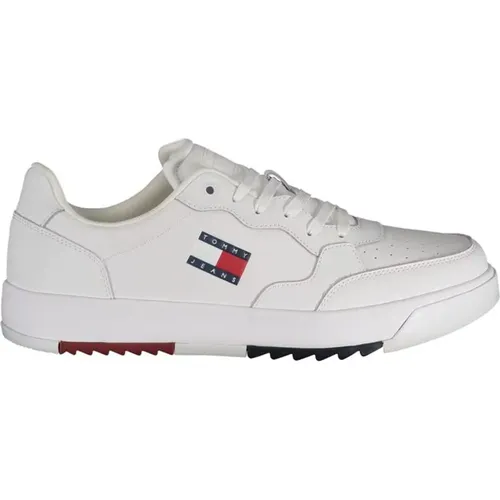 Weier Polyester Sneaker , Herren, Größe: 45 EU - Tommy Hilfiger - Modalova