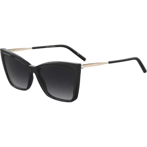 Black Gold Sunglasses for Women , female, Sizes: 57 MM - Carolina Herrera - Modalova