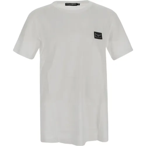 Luxuriöses Logo T-Shirt , Herren, Größe: 2XL - Dolce & Gabbana - Modalova