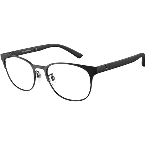 Schwarze Rahmen Stilvolle Brille - Emporio Armani - Modalova