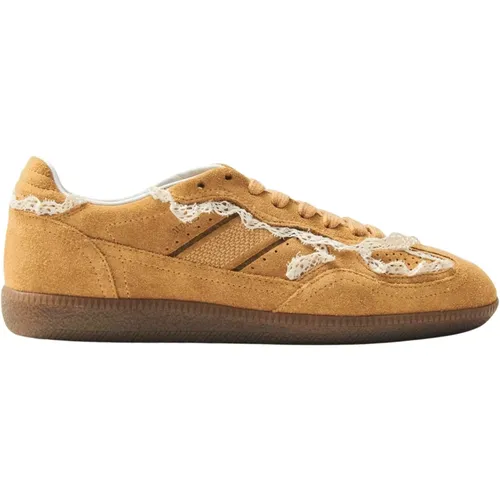 Tb.490 Gehäkelte Honigleder Sneakers , Damen, Größe: 38 EU - ALOHAS - Modalova