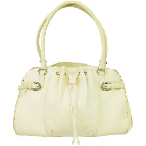 Pre-owned Leather shoulder-bags , female, Sizes: ONE SIZE - Salvatore Ferragamo Pre-owned - Modalova