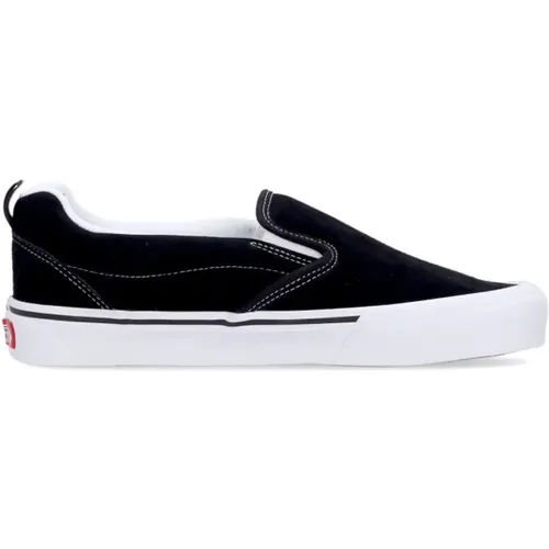 Slip-On Low Top Schwarz/Weiß Sneakers , Herren, Größe: 45 EU - Vans - Modalova