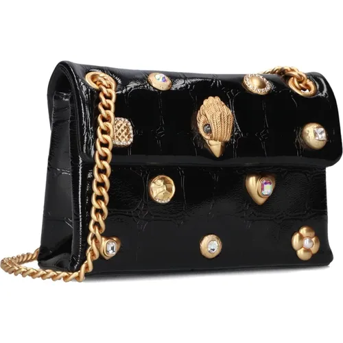 Schwarze Mini Kensington Gems Schultertasche - Kurt Geiger - Modalova