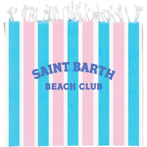 Cotton Beach Towel , unisex, Sizes: ONE SIZE - MC2 Saint Barth - Modalova