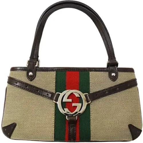 Pre-owned Canvas gucci-bags , female, Sizes: ONE SIZE - Gucci Vintage - Modalova