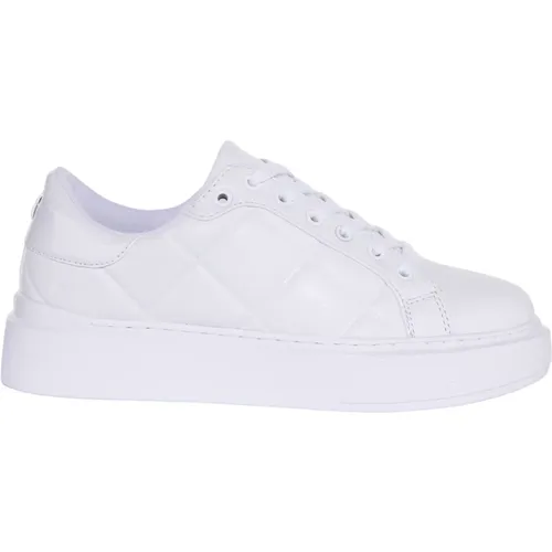 Quilted Trainers Women , female, Sizes: 6 UK, 7 UK - Guess - Modalova