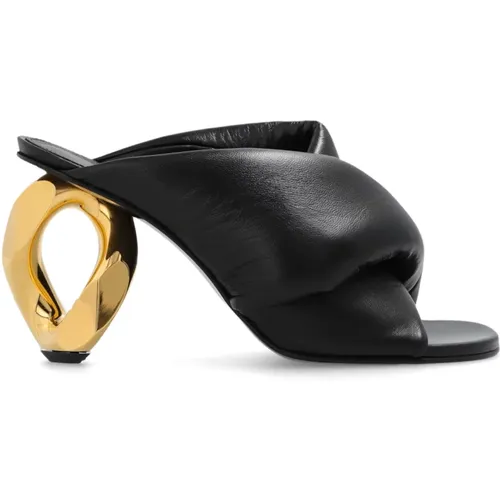 Leather mules , female, Sizes: 5 UK - JW Anderson - Modalova