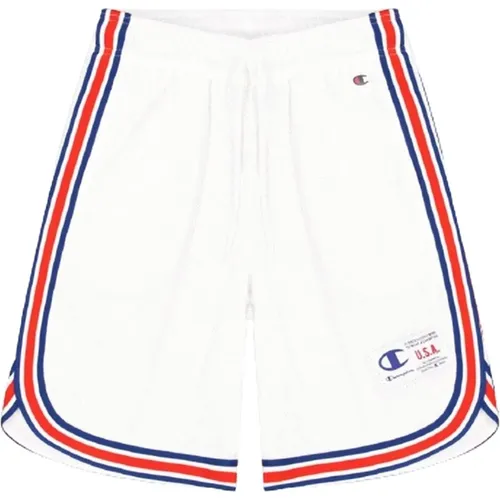 Weiße Street Basketball Shorts , Herren, Größe: L - Champion - Modalova