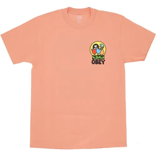 Classic Citrus Mens T-Shirt , male, Sizes: S, L, XL - Obey - Modalova