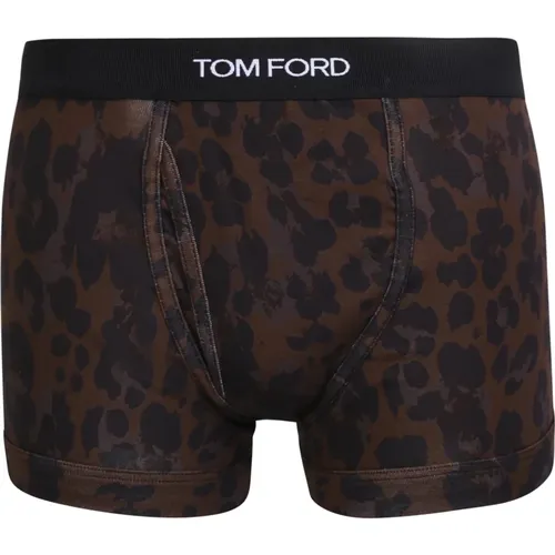 Leopard Print Boxer Shorts Tom Ford - Tom Ford - Modalova