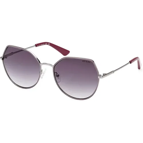 Stilvolle Sonnenbrille mit Anthrazitrahmen , Damen, Größe: 58 MM - Guess - Modalova