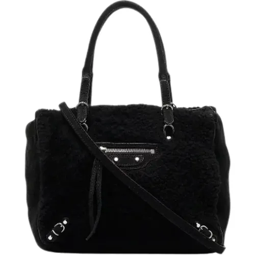 Pre-owned Fur handbags , female, Sizes: ONE SIZE - Balenciaga Vintage - Modalova