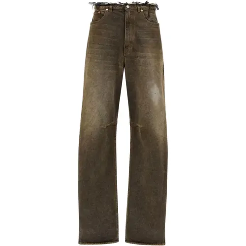 Braune Jeans für Frauen , Herren, Größe: W28 - MM6 Maison Margiela - Modalova