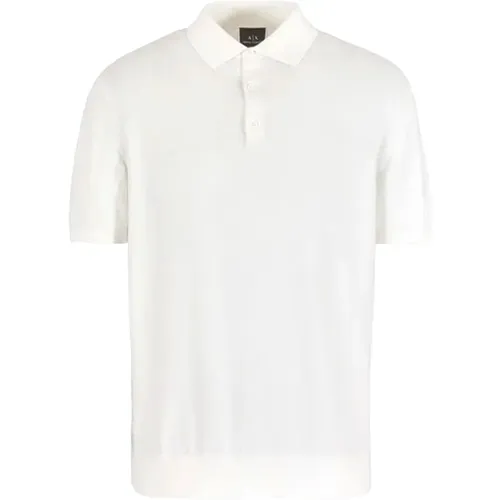 Weißes Poloshirt,Schwarzes Polo-Shirt - Armani Exchange - Modalova