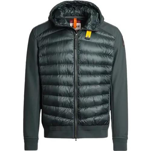 Hybrid-Kapuzenjacke mit Stretch-Strick , Herren, Größe: S - Parajumpers - Modalova