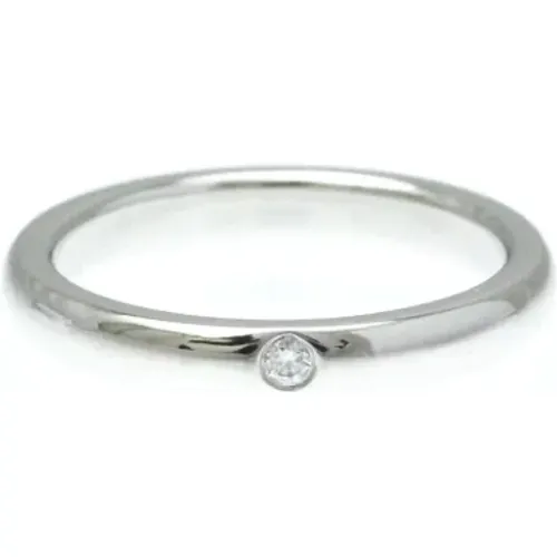 Pre-owned Platinum rings , female, Sizes: ONE SIZE - Tiffany & Co. Pre-owned - Modalova