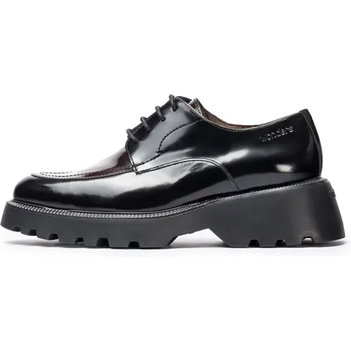 Blucher Portobello Burdeos - Größe: 39, Farbe: Schwarz , Damen, Größe: 40 EU - Wonders - Modalova