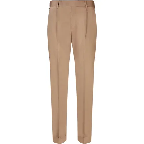 Cotton Straight Leg Trousers , male, Sizes: XL, M - PT Torino - Modalova