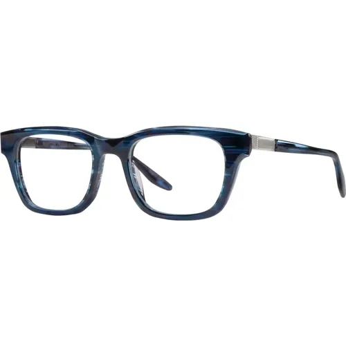 Gestreifte Blaue Brillenfassungen - Barton Perreira - Modalova