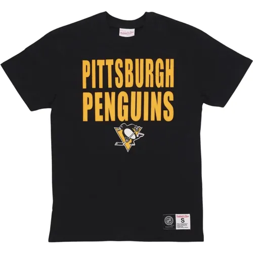 Pittsburgh Penguins NHL Tee Shirt , Herren, Größe: XL - Mitchell & Ness - Modalova