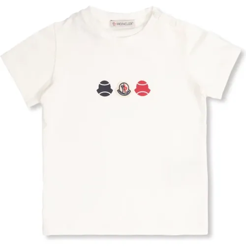 T-Shirt mit Logo Moncler - Moncler - Modalova