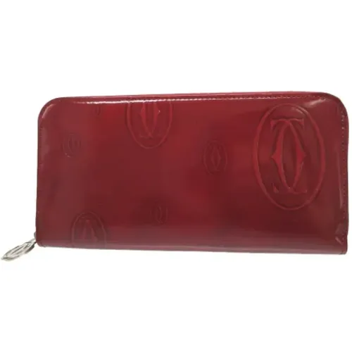 Pre-owned Leather wallets , female, Sizes: ONE SIZE - Cartier Vintage - Modalova