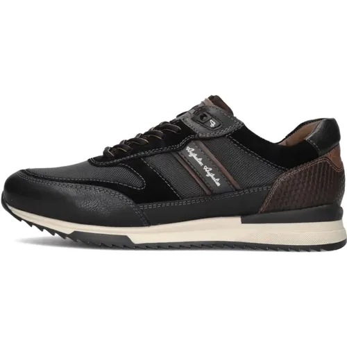 Schwarze Herren Sneakers Low Top , Herren, Größe: 42 EU - Australian - Modalova