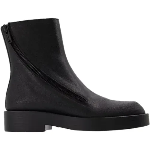 Leather boots , female, Sizes: 10 UK - Ann Demeulemeester - Modalova