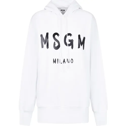 Hoodie Stylish Addition Wardrobe , female, Sizes: XS, S, M, L - Msgm - Modalova