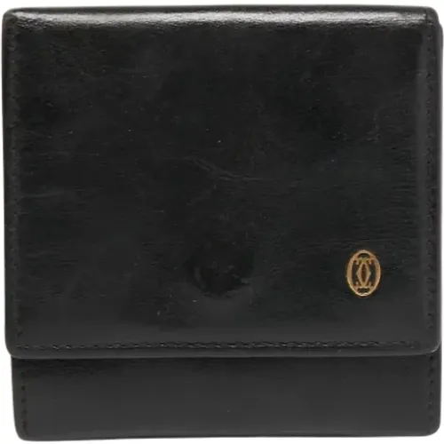 Pre-owned Leather wallets , female, Sizes: ONE SIZE - Cartier Vintage - Modalova