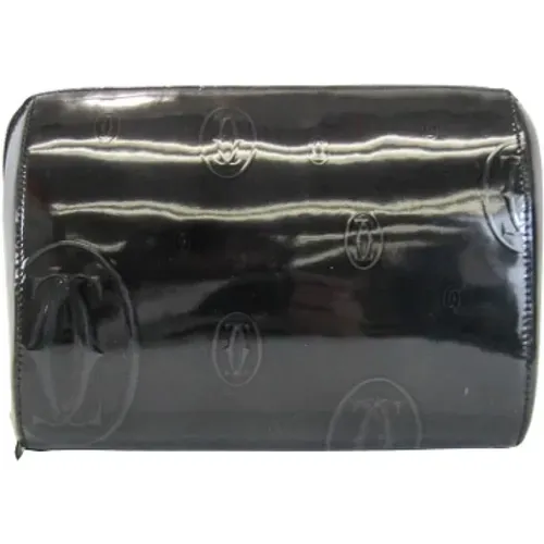 Pre-owned Leather clutches , female, Sizes: ONE SIZE - Cartier Vintage - Modalova